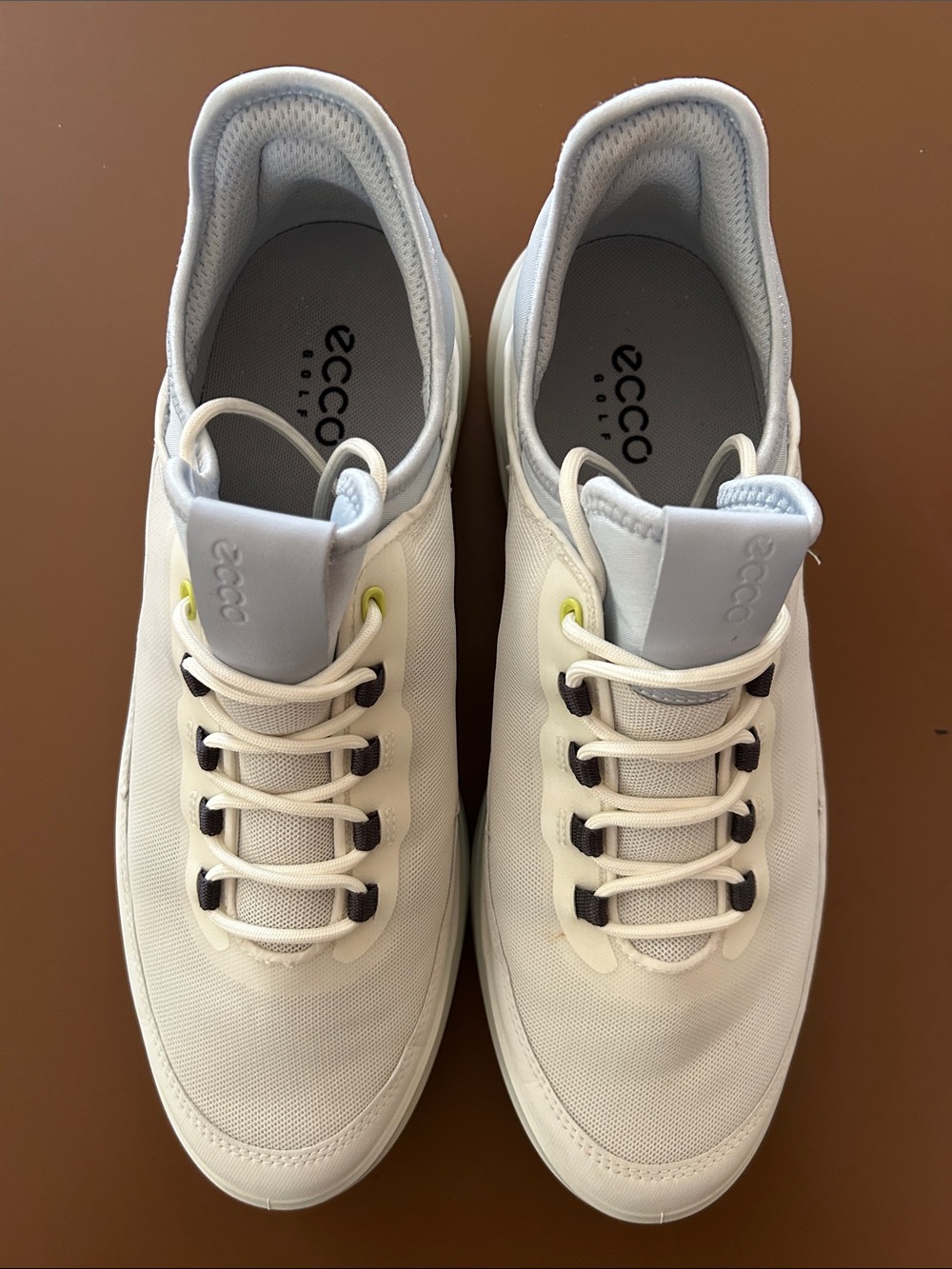 Ecco Core Mesh Men's Golf Shoes White and Light Gray
